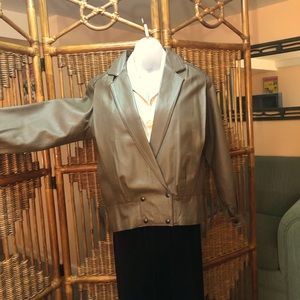 Thin Brown Leather Jacket